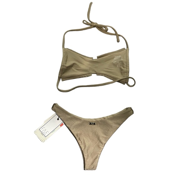 Elegant Tan Bikini Set - Picture 4 of 6